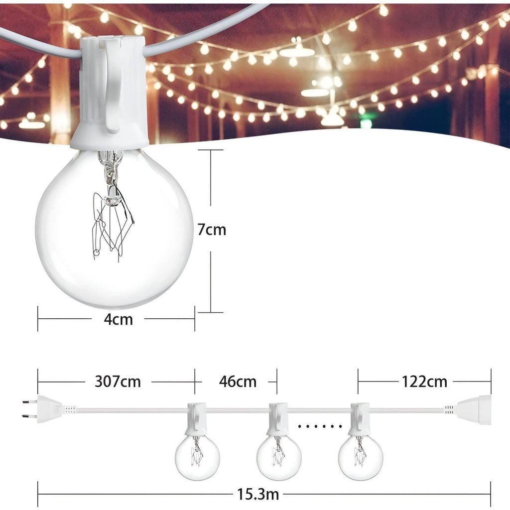 FairyFlicker Catene di Luci - Illuminazione di Terrazza Lussuosa con Protezione Impermeabile | Brehn