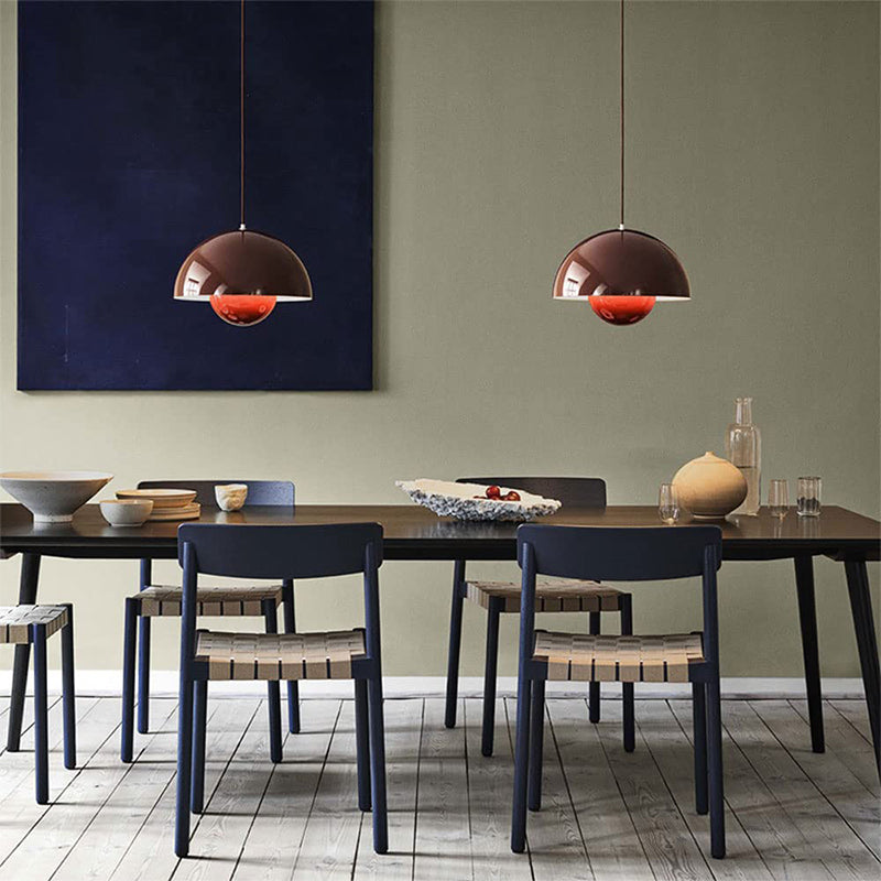 AuraLuxe Lampada a Sospensione LED | Design Moderno | Luce Ambientale Dimmerabile | Illuminazione Elegante per Sala da Pranzo e Soggiorno