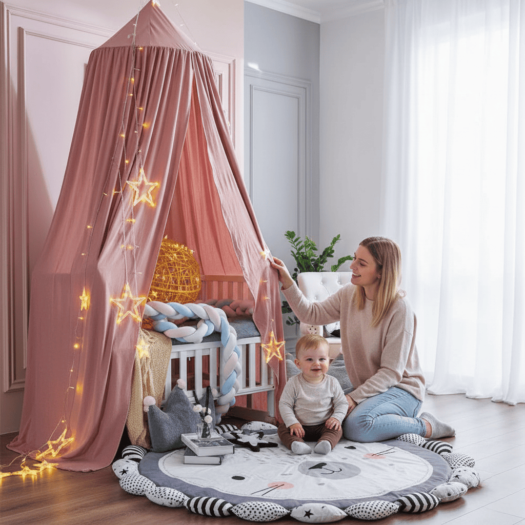 Skanto | Elegante tenda in poliestere per una camera dei bambini tranquilla