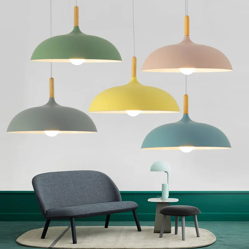 Lampada da soffitto in rovere nordico | Luce calda | Design senza tempo | OakLight