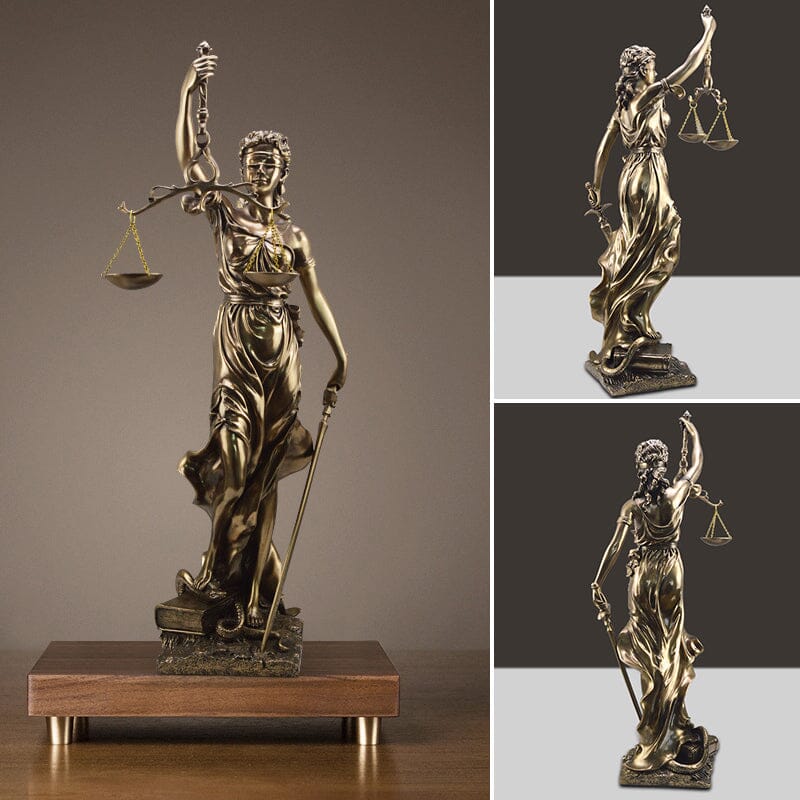 Brehn | Statua decorativa della Dea della Giustizia