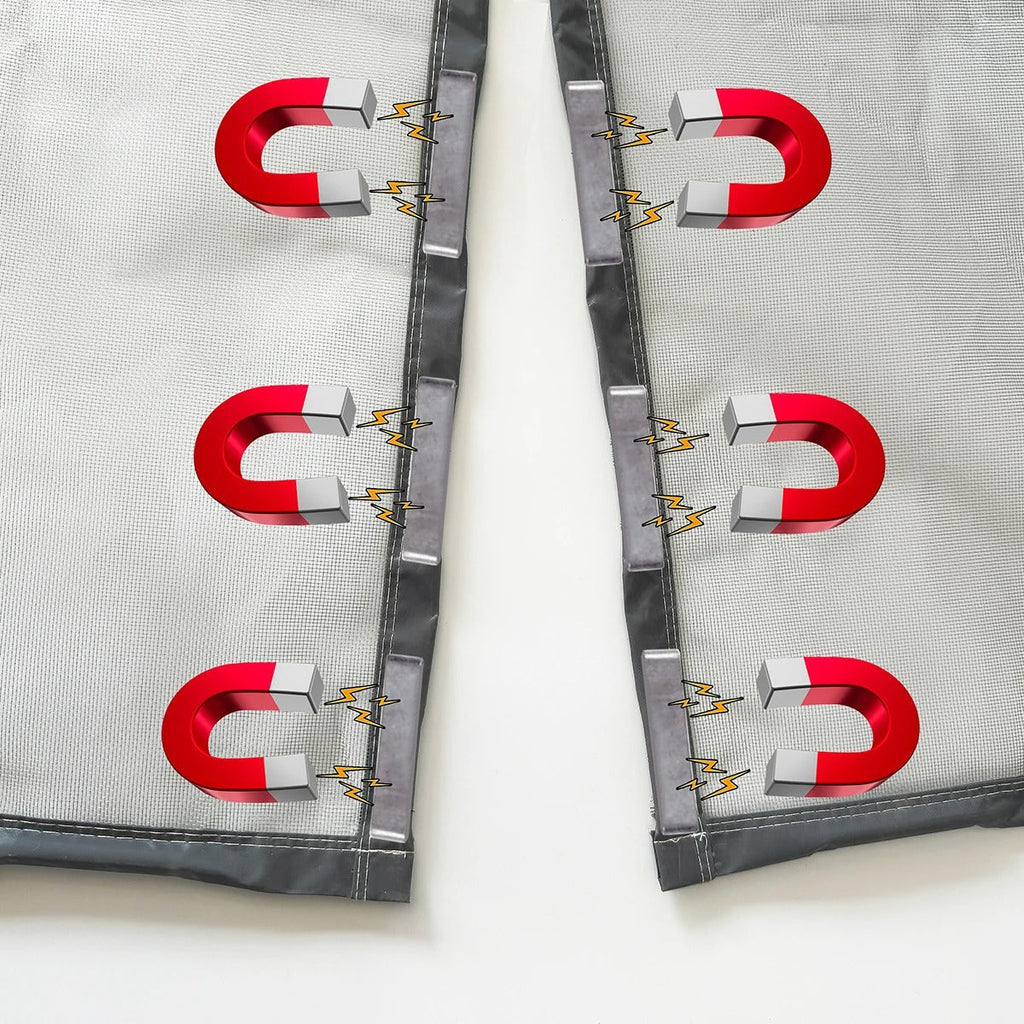 Porta zanzariera magnetica | Chiusura automatica | Nessun trapano necessario | Airlock
