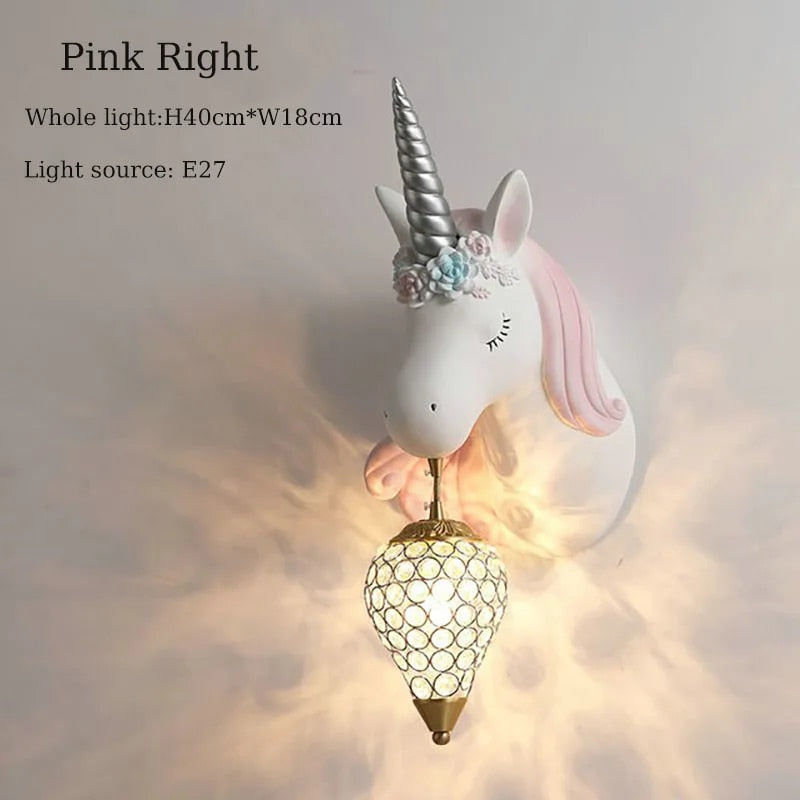 Skanto | Magico Lampada da Parete a Unicorno per Bambini – Luce Giocosa e Calda