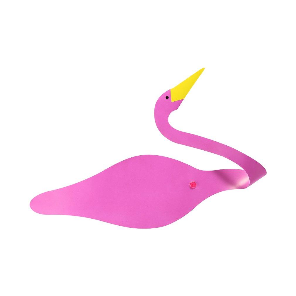 Decorazione da Giardino Flamingo in Alluminio | Indicatore di Vento e Decorazione | Fatto a Mano | PinkDrift