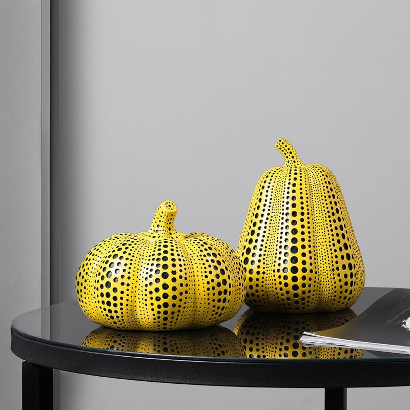 Skanto | Sculture di Zucche in Stile Kusama Yayoi