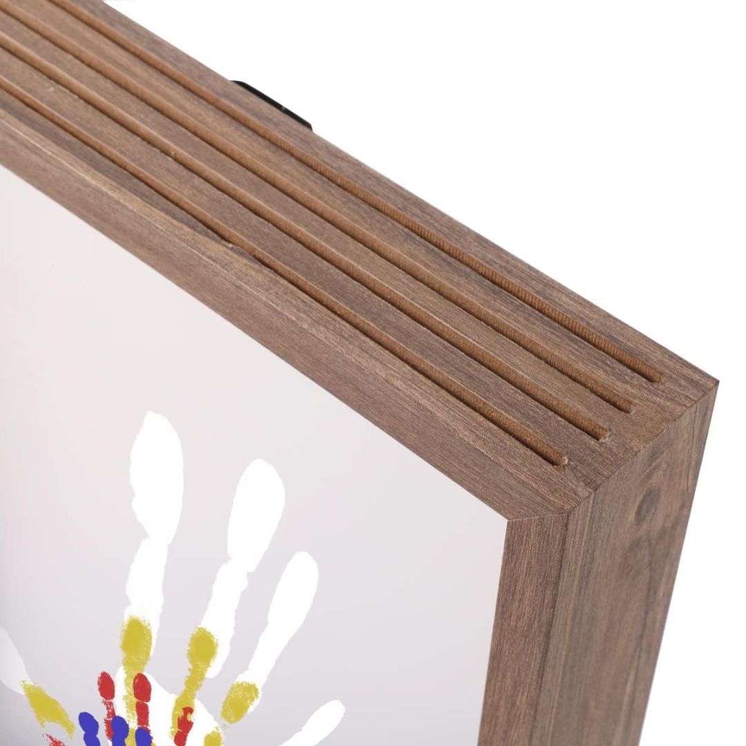 Cornice per impronte delle mani per bambini | Kit creativo fai-da-te con 4-5 lastre di acrilico – Conserva insieme i ricordi preziosi