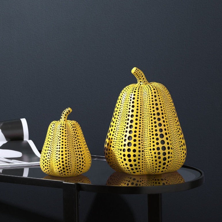 Skanto | Sculture di Zucche in Stile Kusama Yayoi