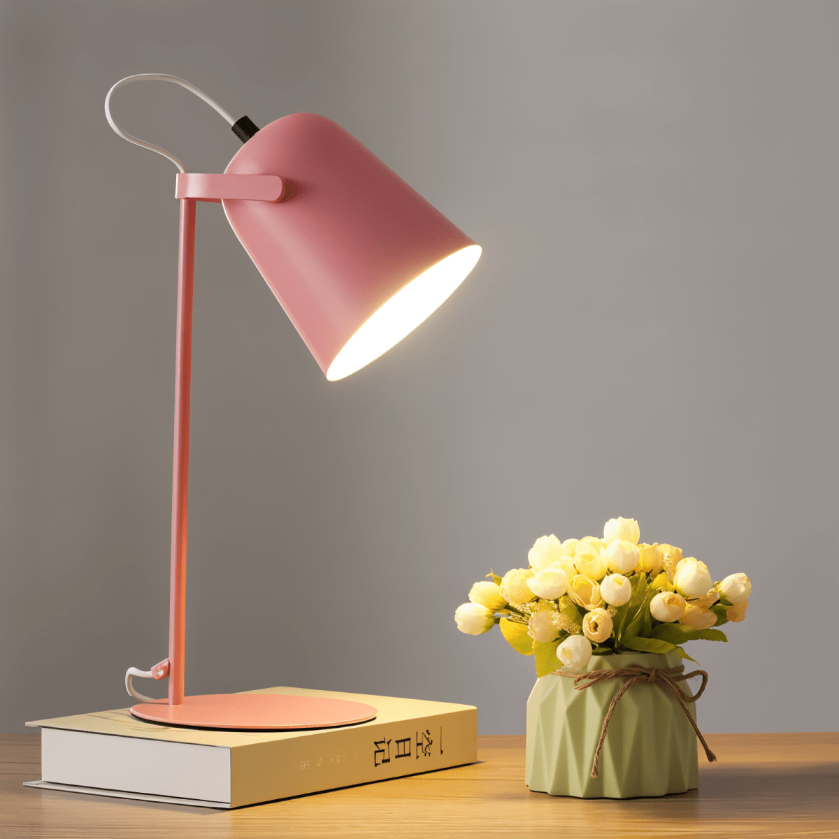 MacaronGlow - Lampada da scrivania Pastello - Design scandinavo creativo - Porta luce nel tuo spazio