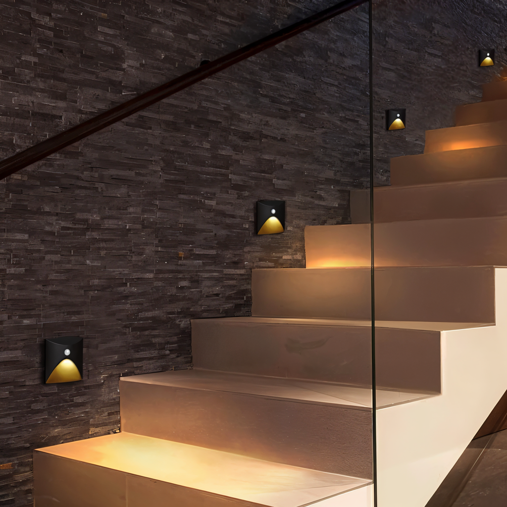 LuminiPath - Applique impermeabile IP65 - Applique per interni ed esterni - Applique LED con sensore di movimento
