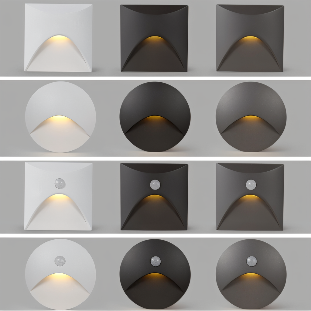 LuminiPath - Applique impermeabile IP65 - Applique per interni ed esterni - Applique LED con sensore di movimento