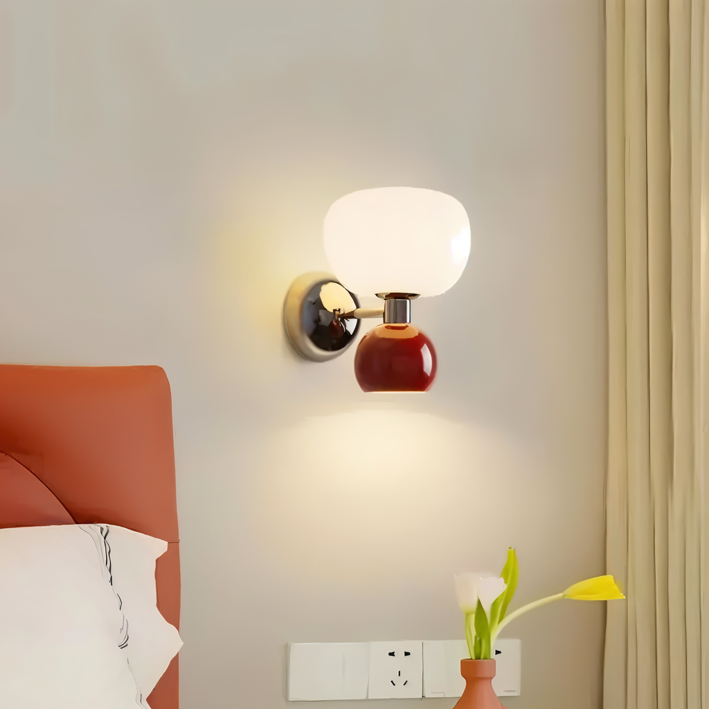 Lampada da parete LED per un'illuminazione accogliente e stilosa