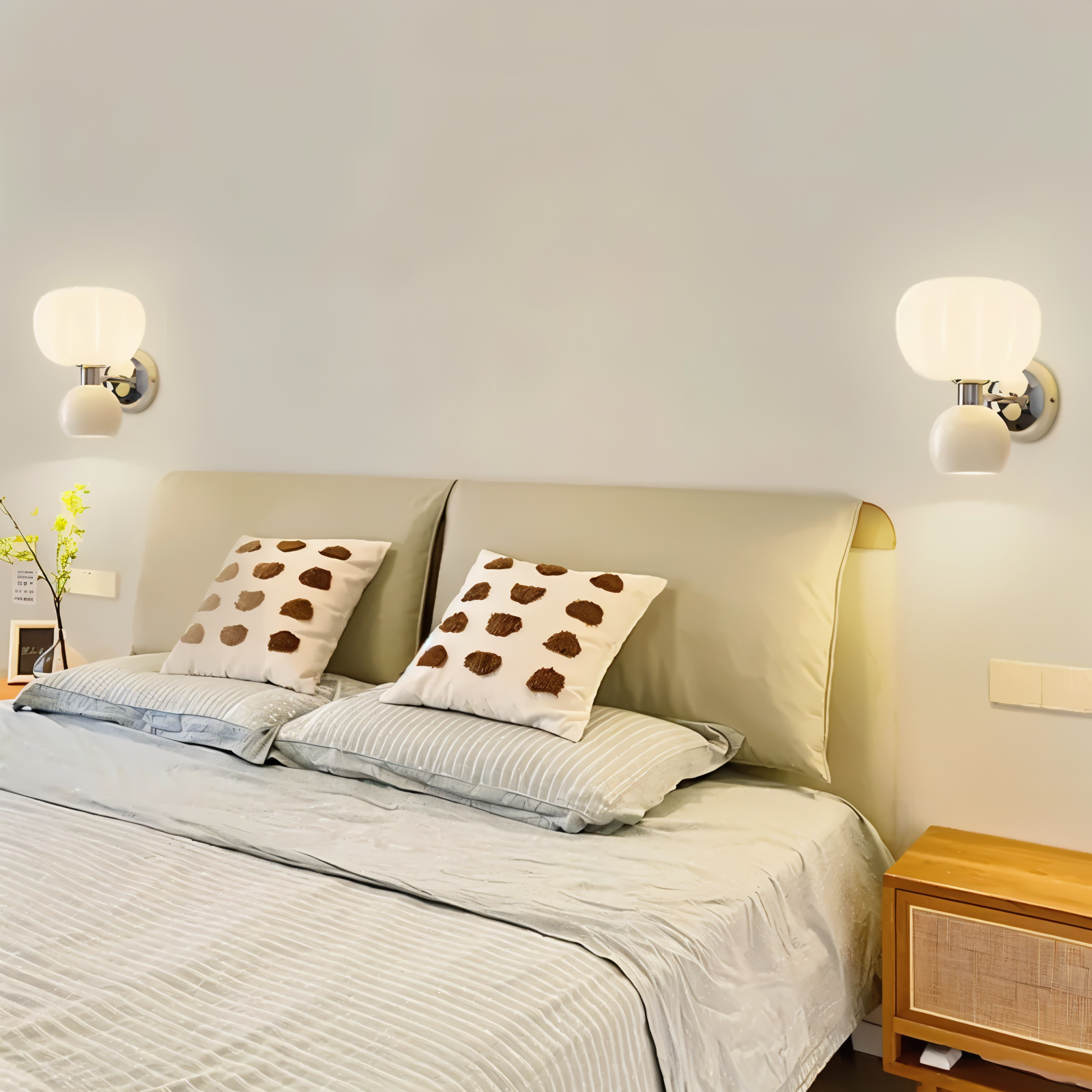 Lampada da parete LED per un'illuminazione accogliente e stilosa