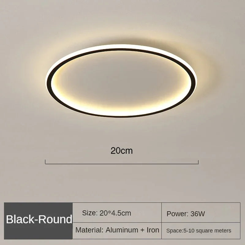 Lampada da soffitto rotonda scandinava - NordicGlow