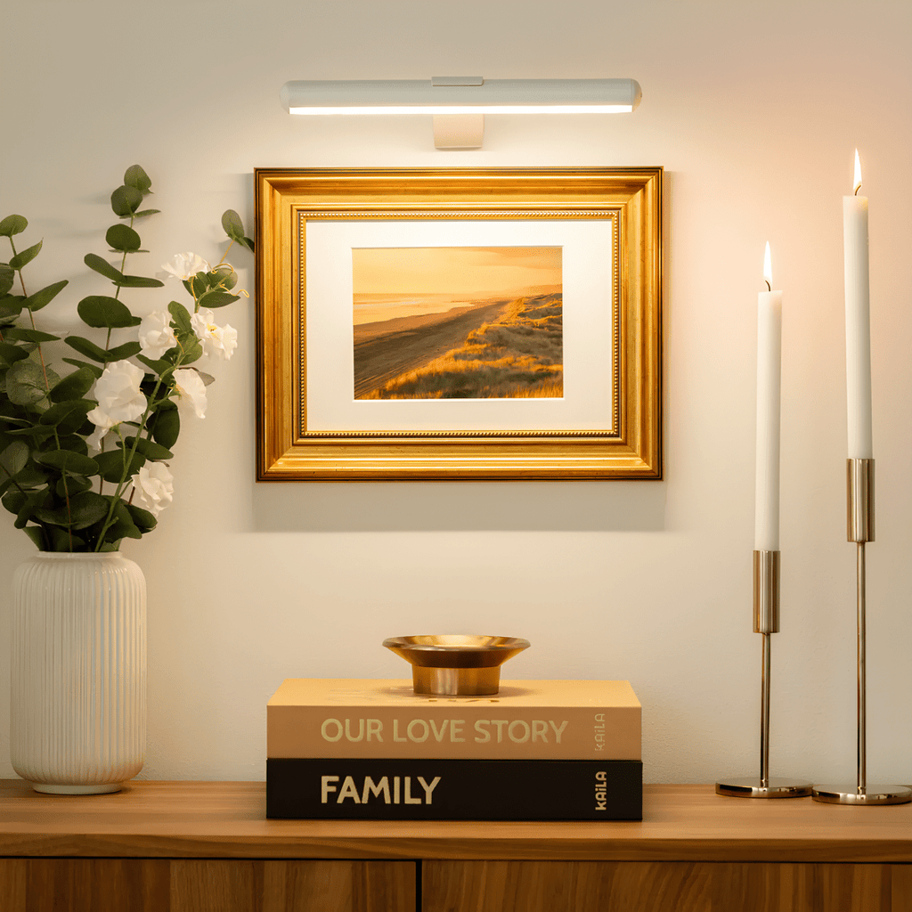 Lampada da parete a LED | Illuminazione artistica dimmerabile | Design in metallo ricaricabile | ArtGlow