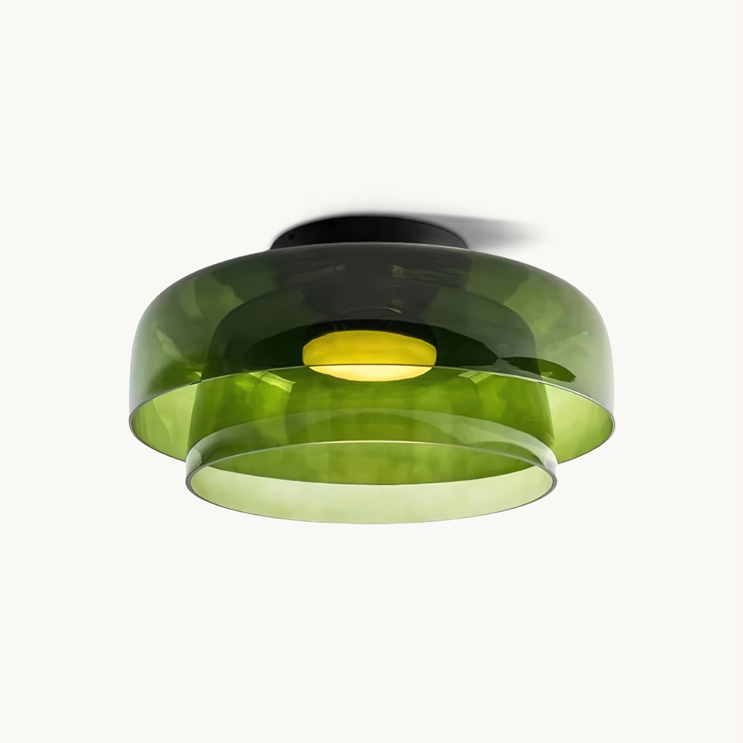 Vessaya | Lampada a soffitto in vetro stratificato moderno per camere da letto e soggiorni