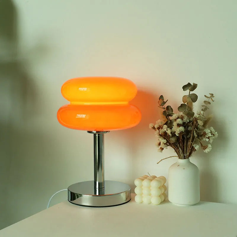 Lampada da tavolo lussuosa e sottile con elegante finitura