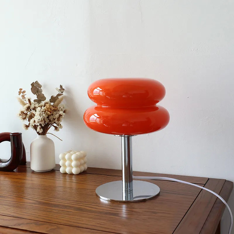 Lampada da tavolo lussuosa e sottile con elegante finitura
