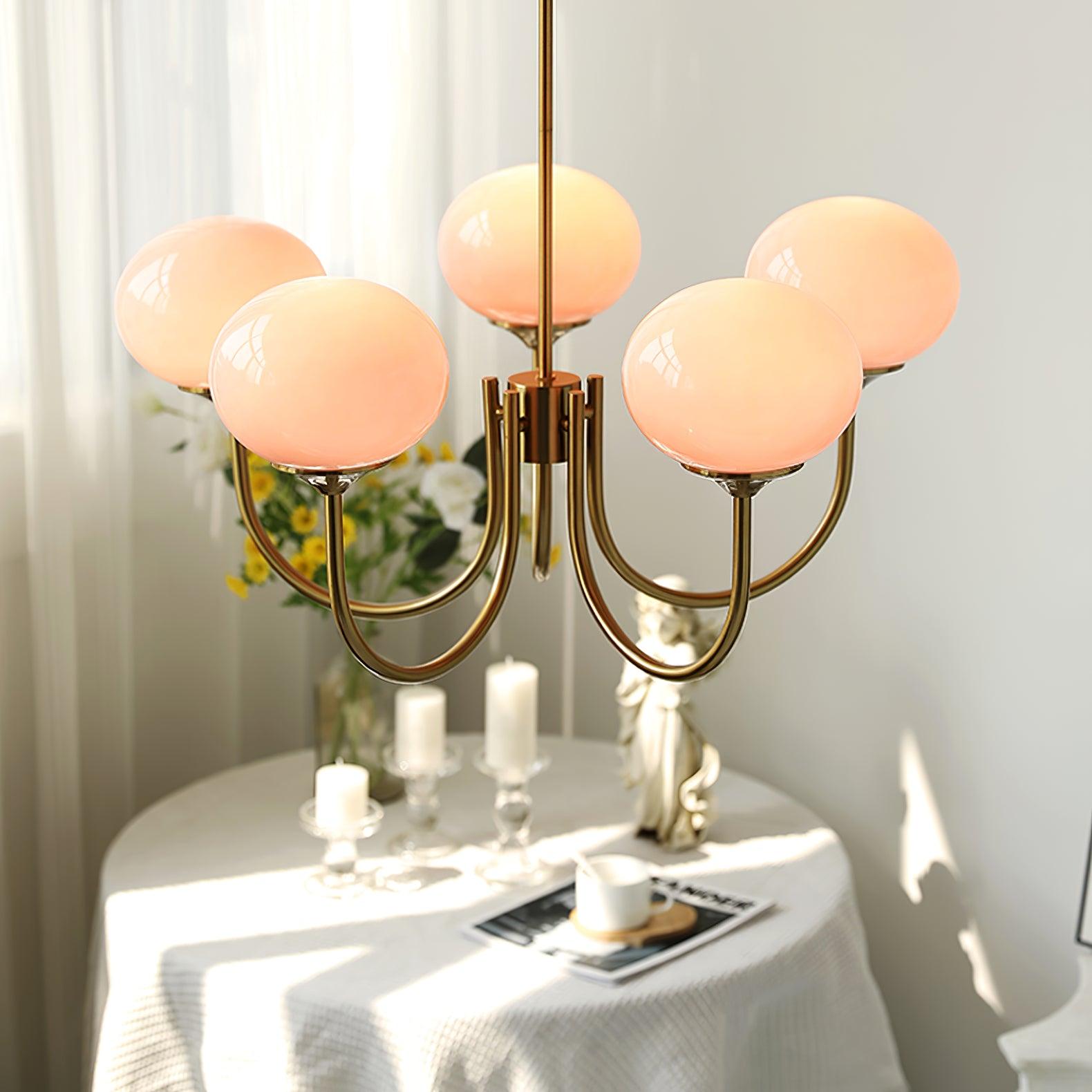 AuroraGlow - Lampadario Marshmallow