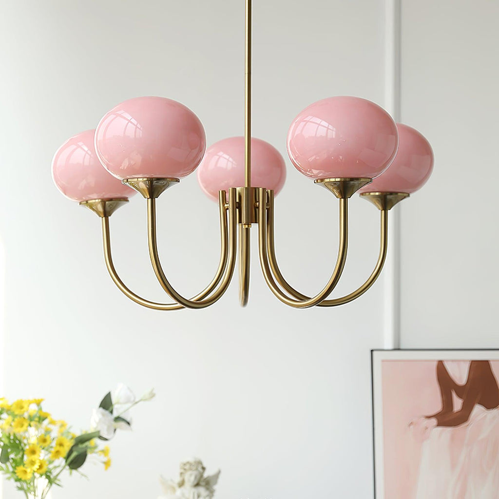 AuroraGlow - Lampadario Marshmallow