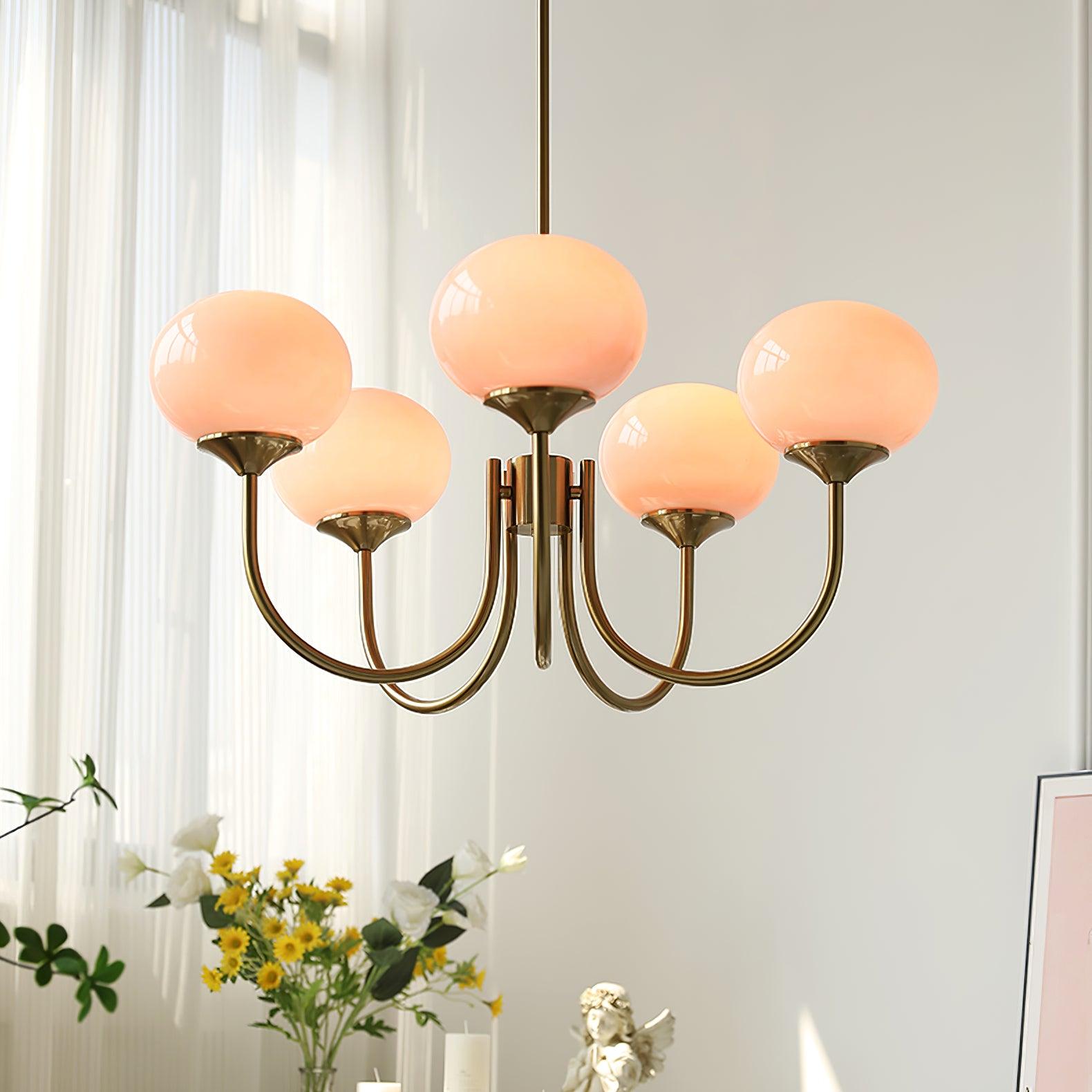 AuroraGlow - Lampadario Marshmallow