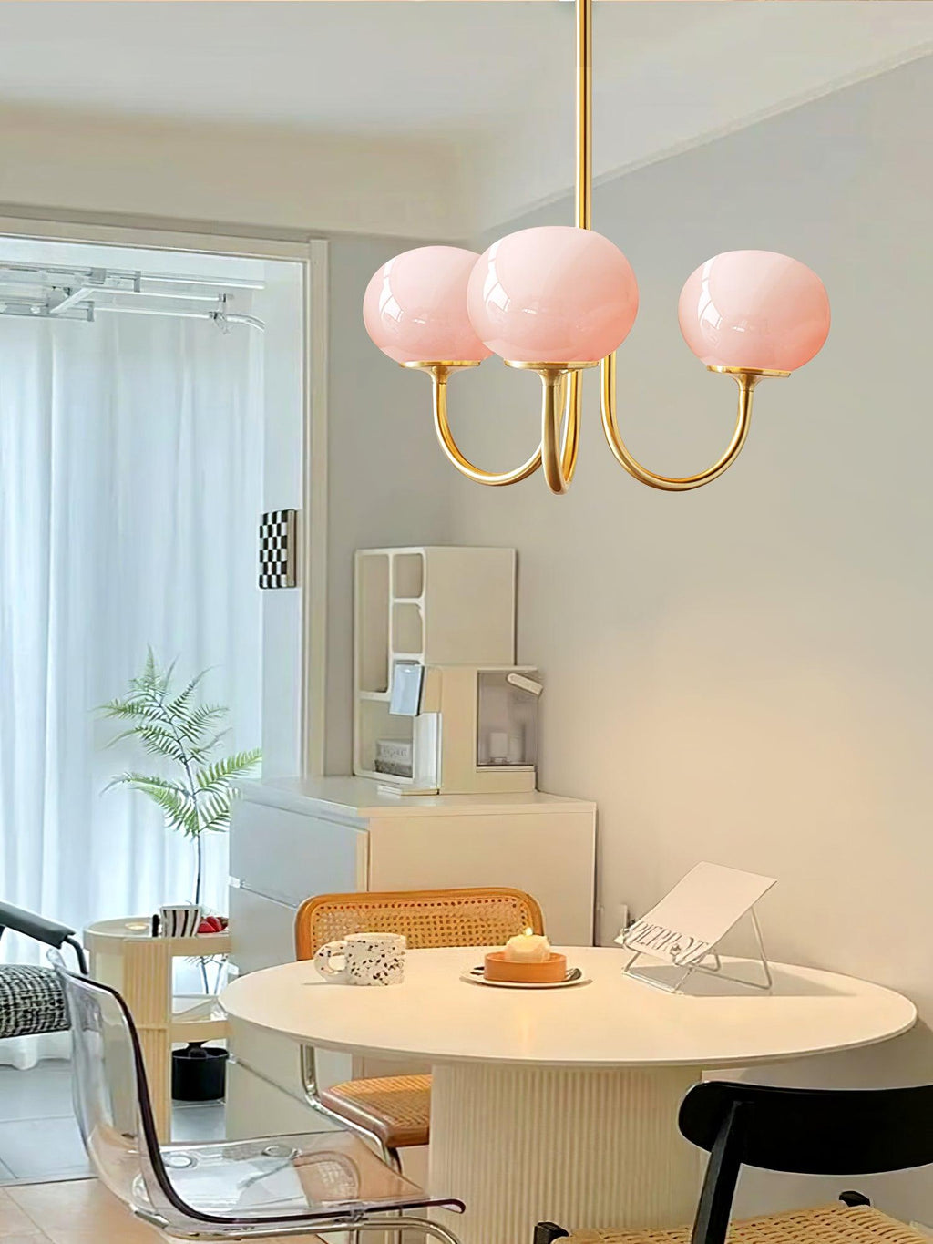 AuroraGlow - Lampadario Marshmallow