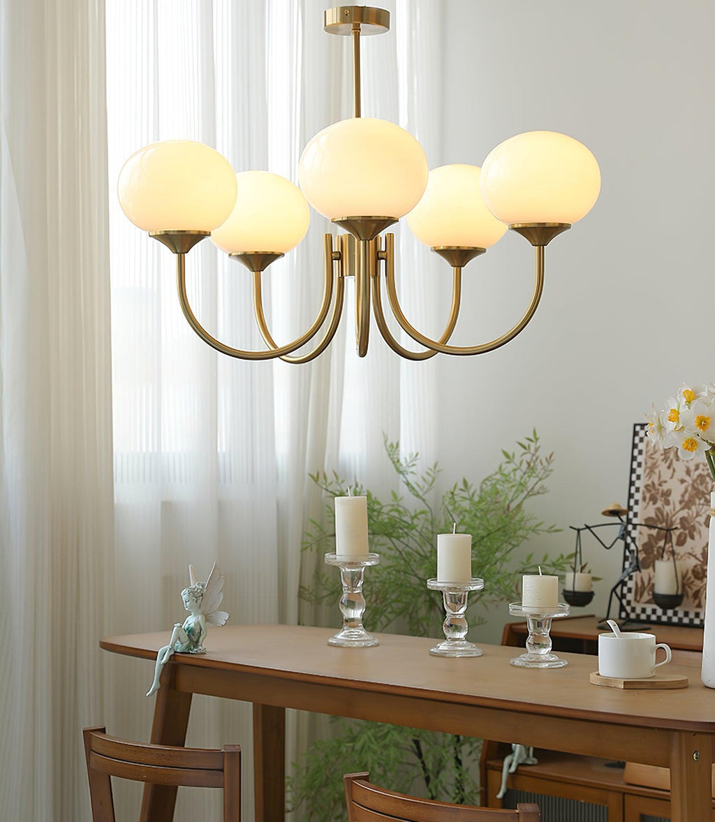 AuroraGlow - Lampadario Marshmallow
