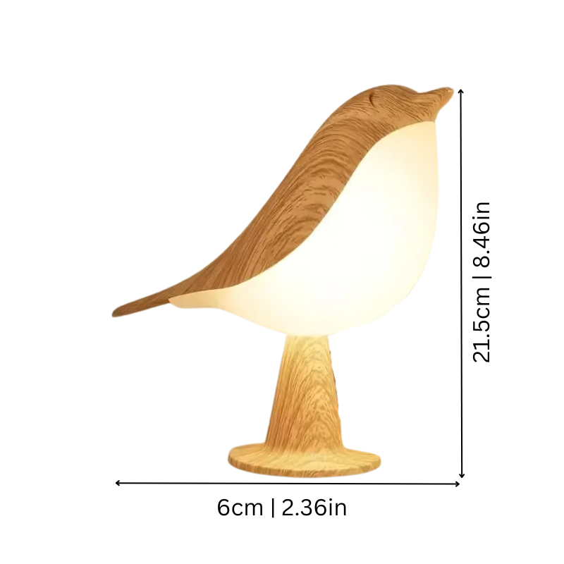 Skanto | Lampada Regolabile a Forma di Uccello | Diffusore di Aroma Portatile con Illuminazione Personalizzabile per Relax e Lettura
