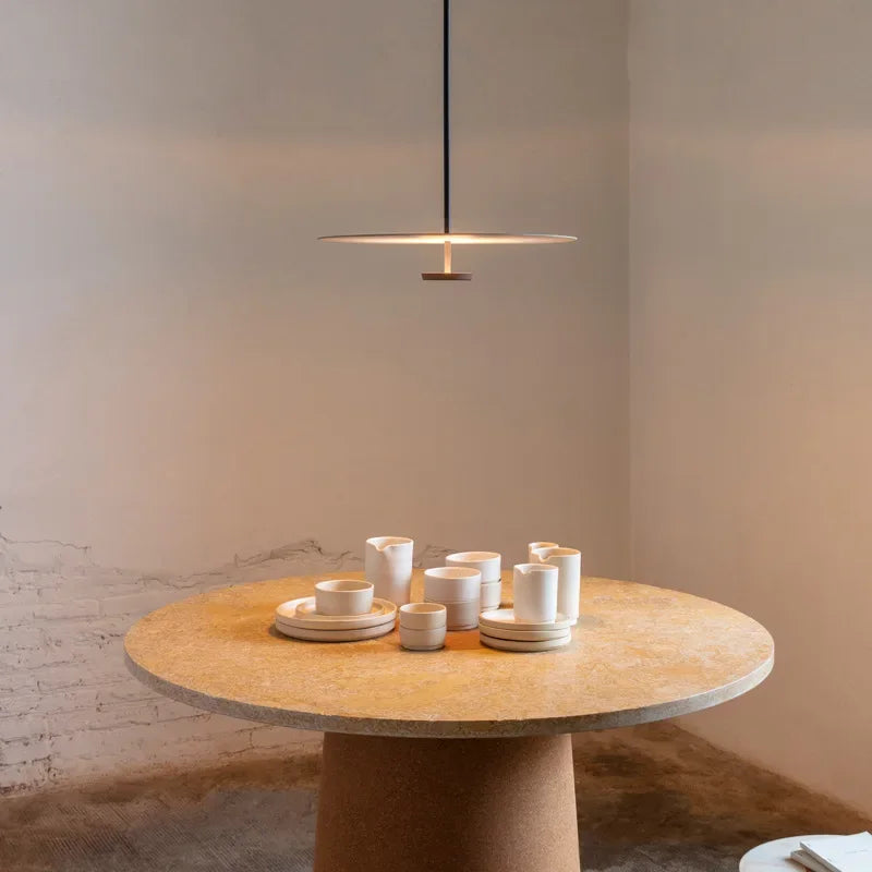 ArcLumi - Lampada a sospensione di lusso a forma di anello per interni moderni