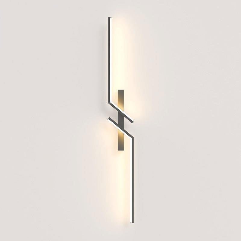 Skanto | Lampada da parete LED creativa con design a strisce | Design moderno e luce dimmerabile in 3 colori