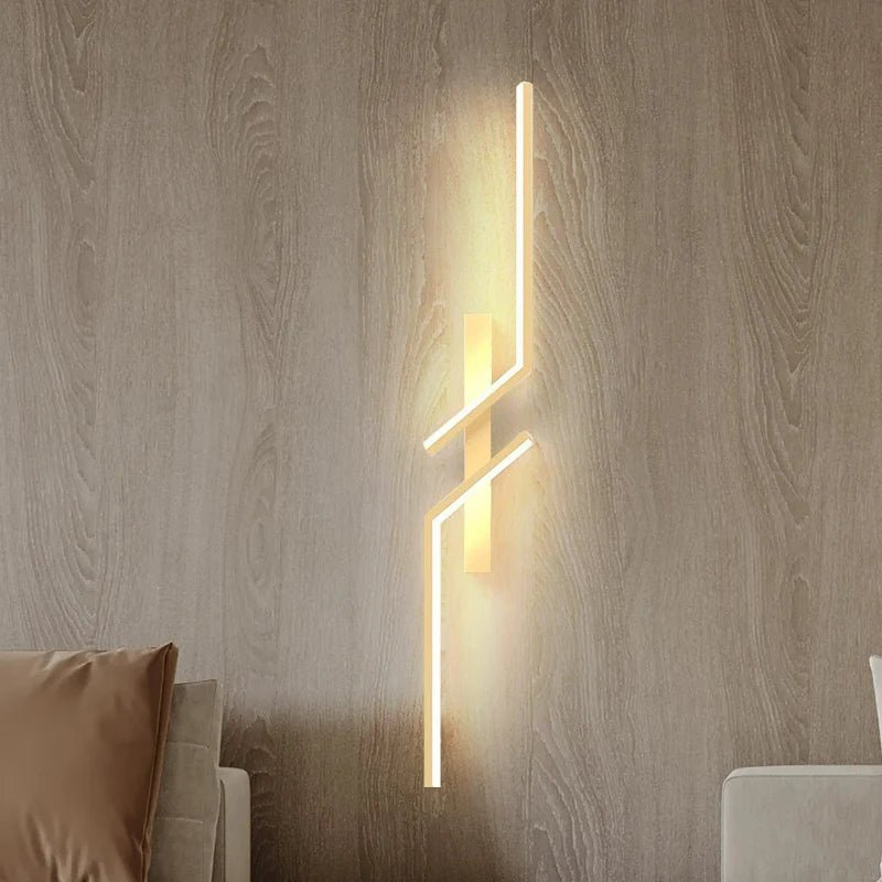Skanto | Lampada da parete LED creativa con design a strisce | Design moderno e luce dimmerabile in 3 colori