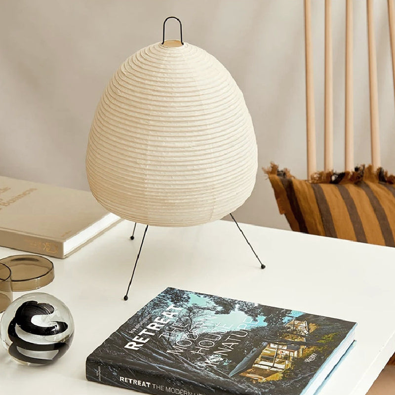 Lampada da Tavolo in Carta Giapponese - Moderna