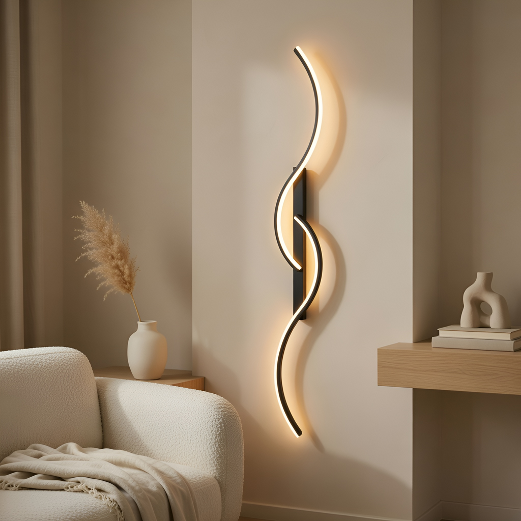 Brooks - Lampada da parete LED moderna - Apparecchio di illuminazione decorativo per interni