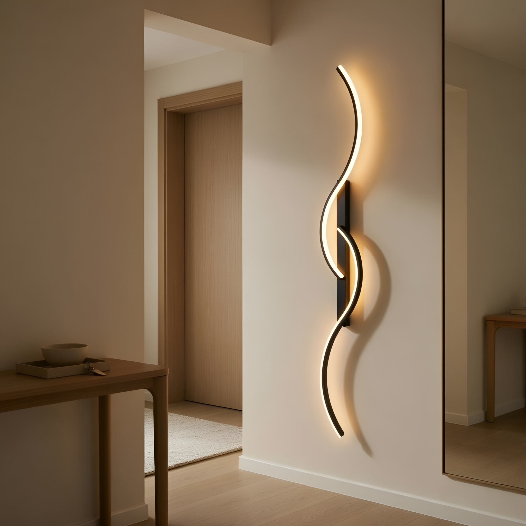 Brooks - Lampada da parete LED moderna - Apparecchio di illuminazione decorativo per interni
