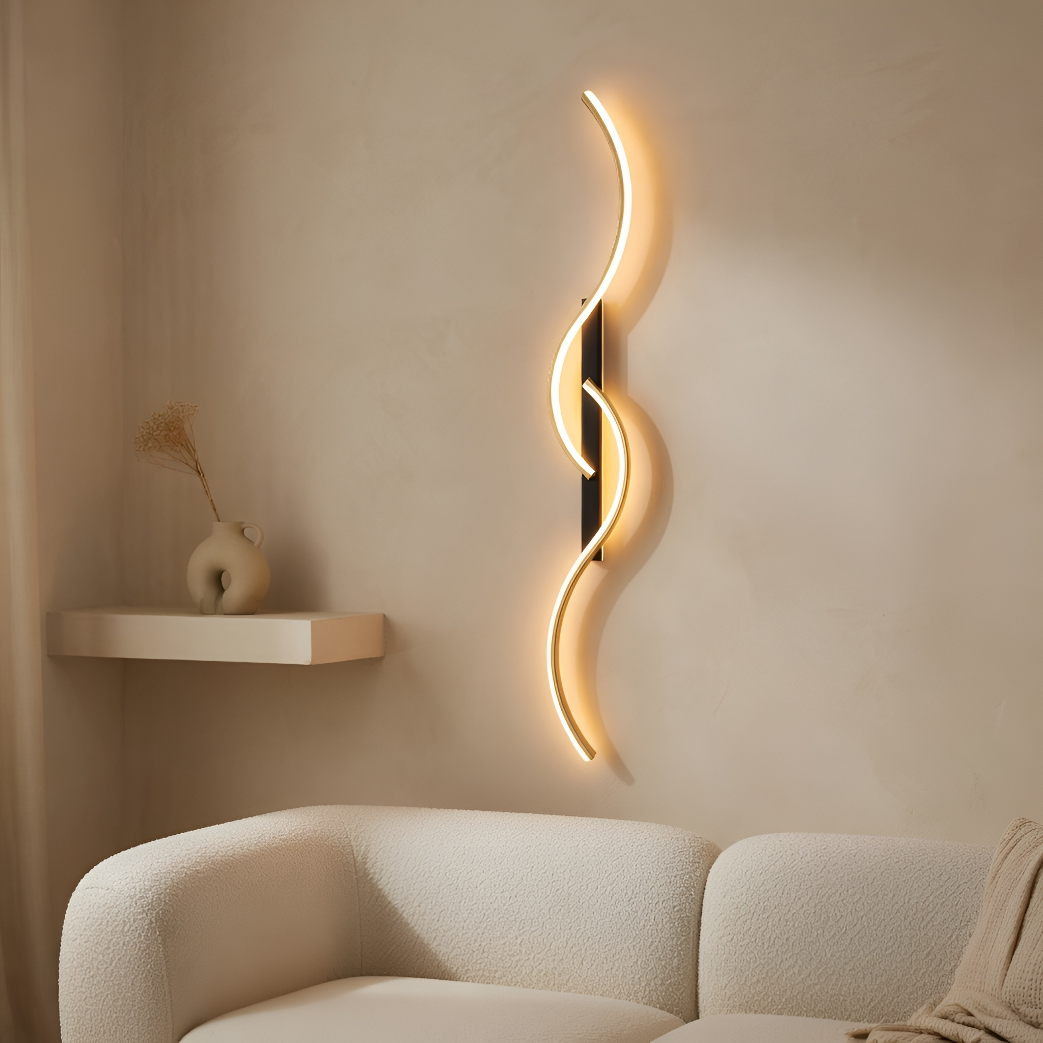 Brooks - Lampada da parete LED moderna - Apparecchio di illuminazione decorativo per interni