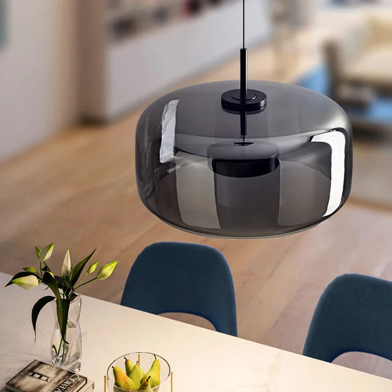 Skanto | Lampada a sospensione di design realizzata in vetro