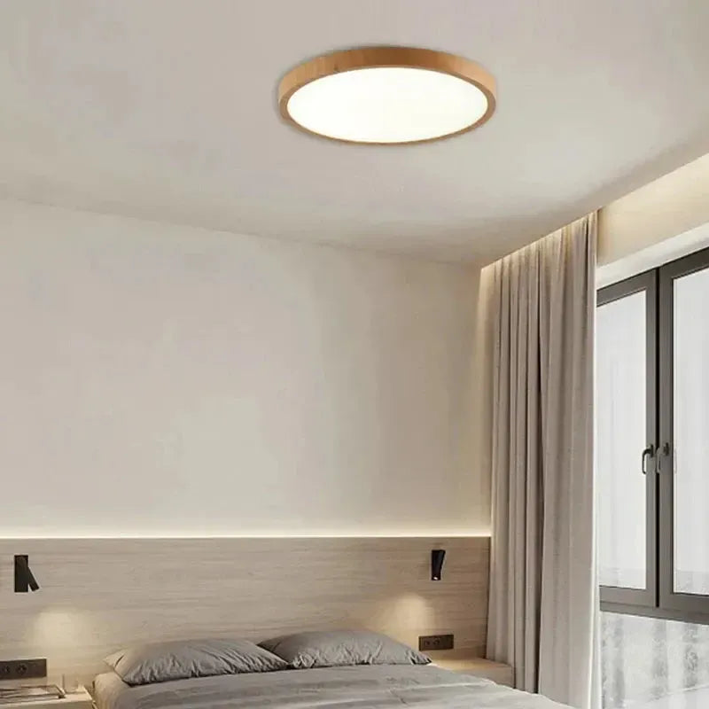 Moderna lampada da soffitto LED ultra-sottile di forma circolare