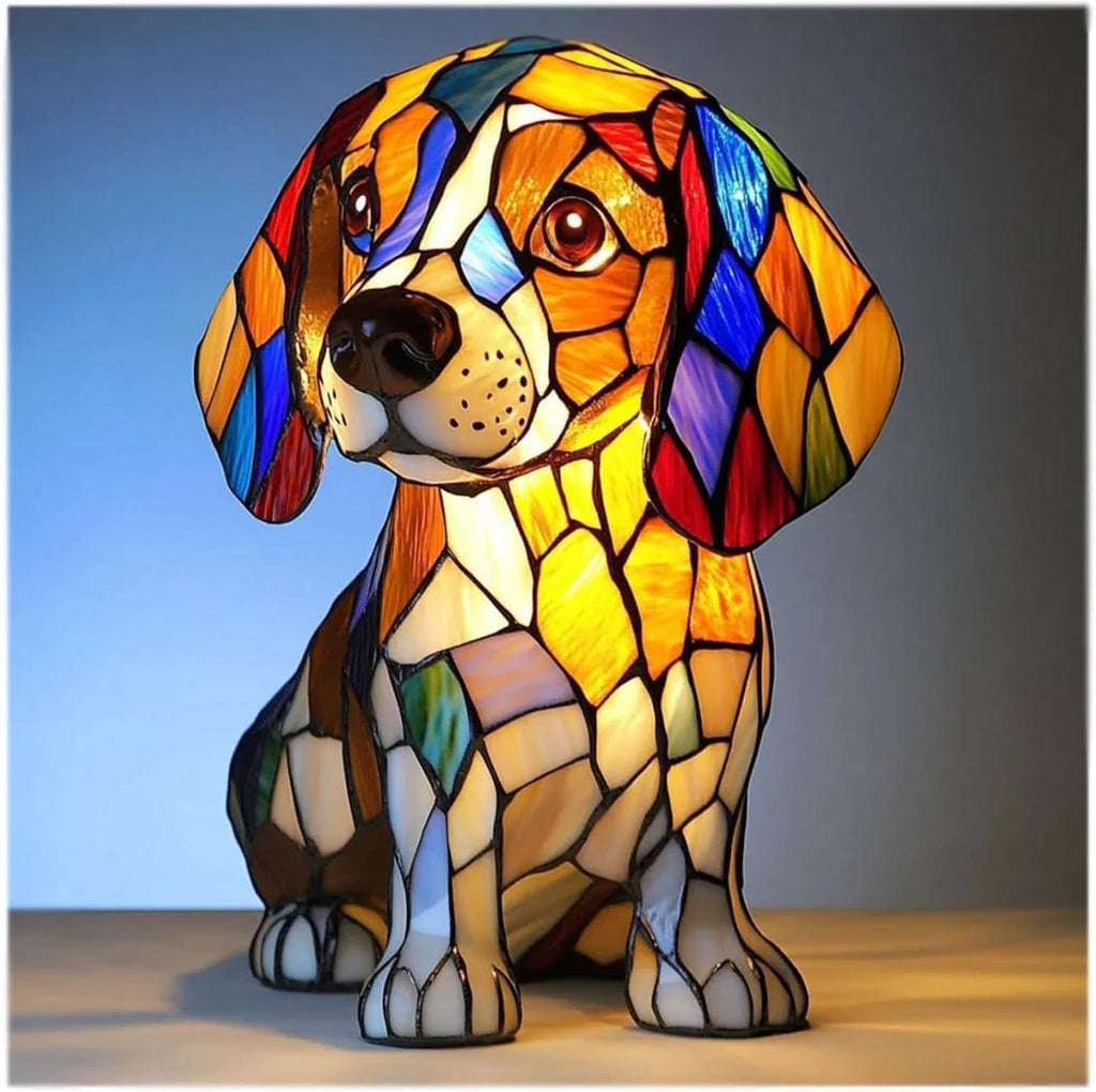 Lampada notturna in design per animali domestici | Luce calda | Funzionamento USB con interruttore | GlowPaws