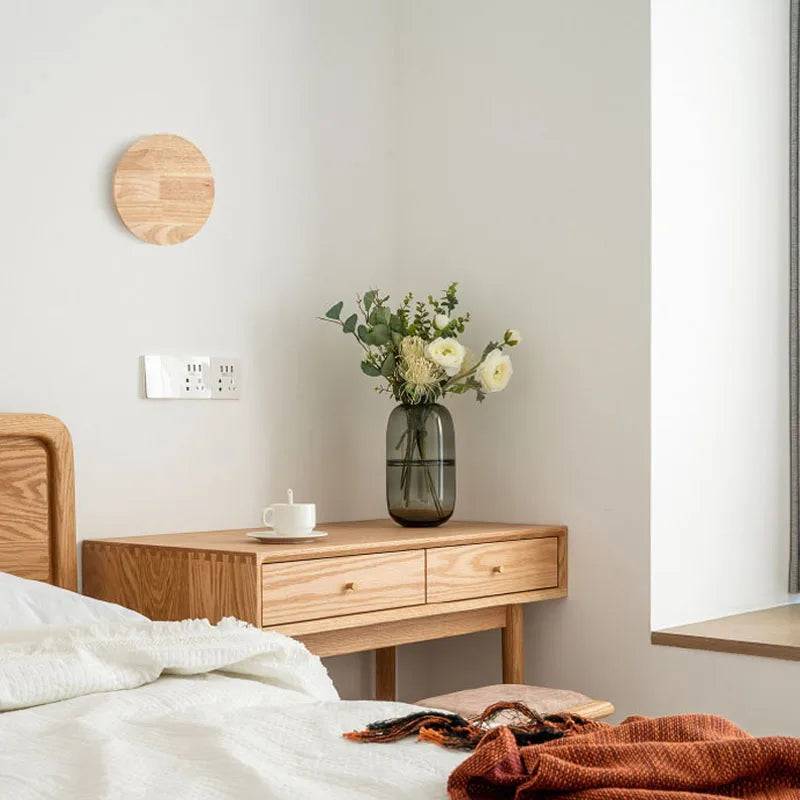 LuxeRadiant – Lampada da parete in legno scandinavo