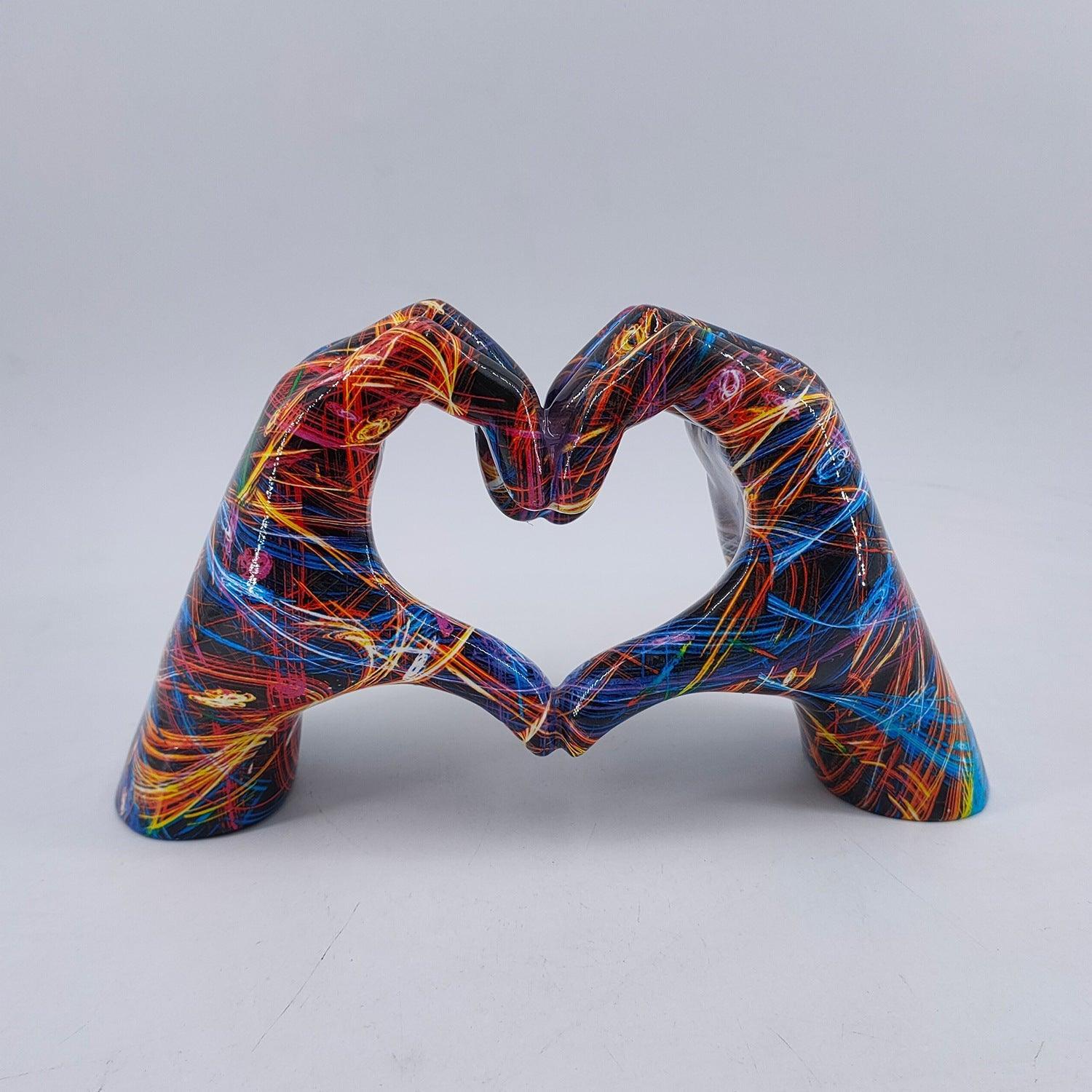 LoveSculpt Decorazione in Legno a Forma di Cuore Fatto a Mano – Simbolo di Amore e Connessione per Decorare la Casa