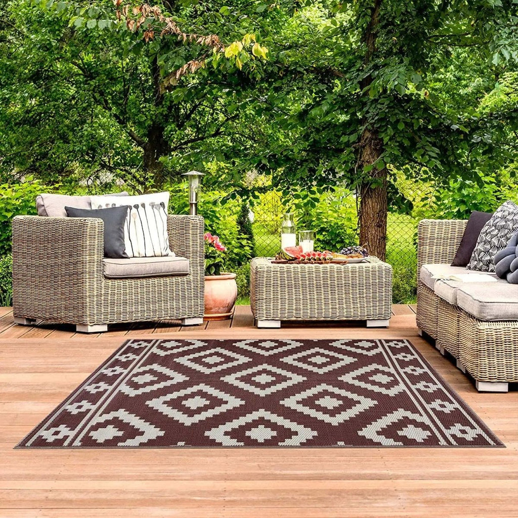 Tappeto da giardino outdoor | Resistente alle intemperie | Facile da pulire | Terraloom