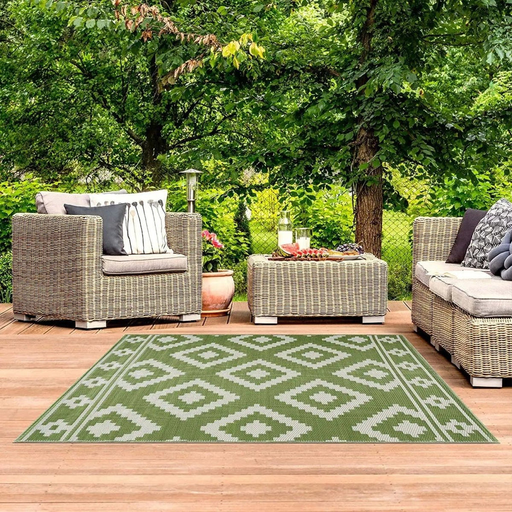 Tappeto da giardino outdoor | Resistente alle intemperie | Facile da pulire | Terraloom