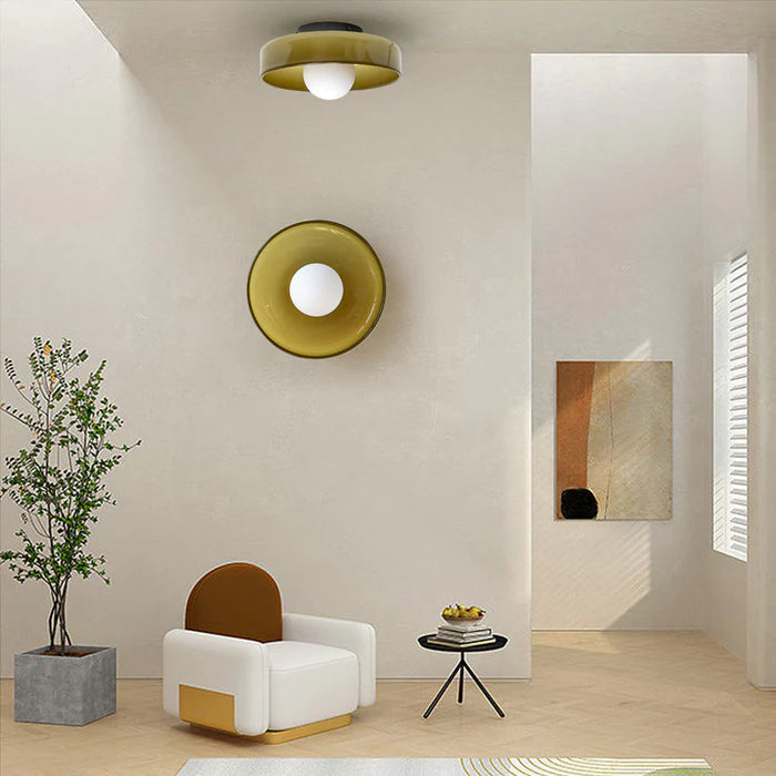 Lampada da soffitto LED rotonda moderna per soggiorno e camera da letto