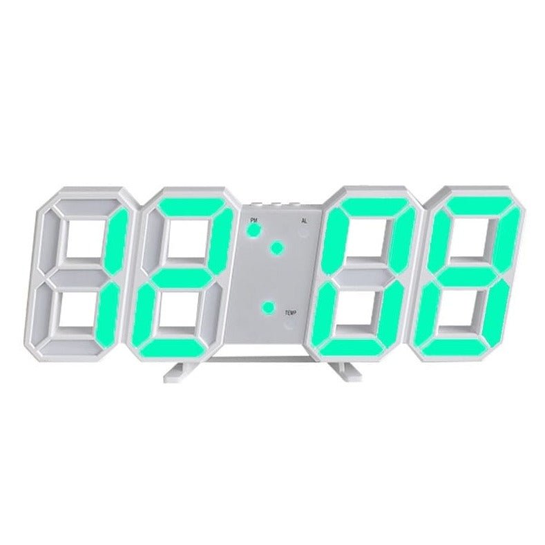 Orologio da Parete LumiSync 3D LED – Orologio Digitale Moderno con Illuminazione Dimmerabile