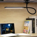 Lampada LED a morsetto LumaFlex | 3 colori di luce e 10 livelli di luminosità | Alimentazione USB | Braccio flessibile | Amico degli occhi e dimmerabile