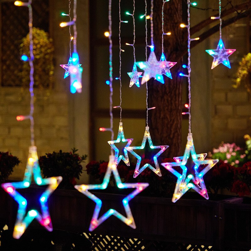 Lampada LED a Catena Decorativa Sole Luna Stella