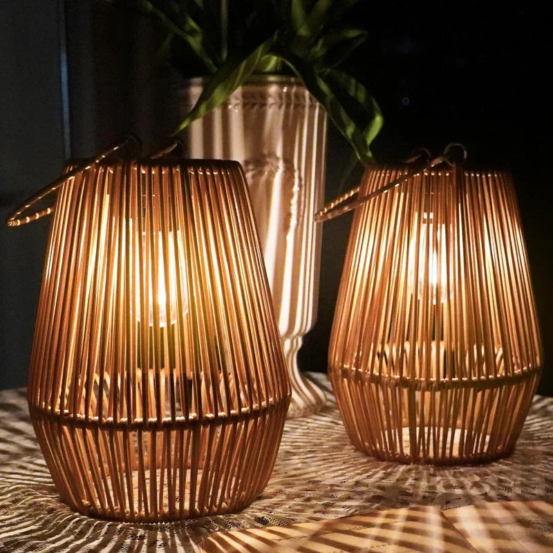 Lampade da Giardino Artigianali Solari da Esterno | Illuminazione Paesaggistica Impermeabile per Villa e Decorazione della Terrazza - Alpho