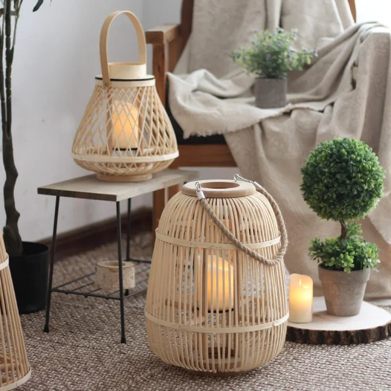 Lanterna in Rattan