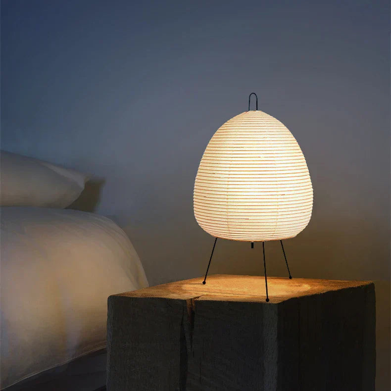 Lampada da Tavolo in Carta Giapponese - Moderna