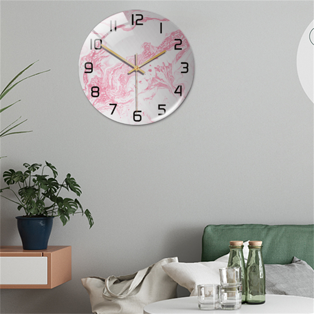 Orologio da Parete Elegante con Struttura in Marmo - MarbleTime