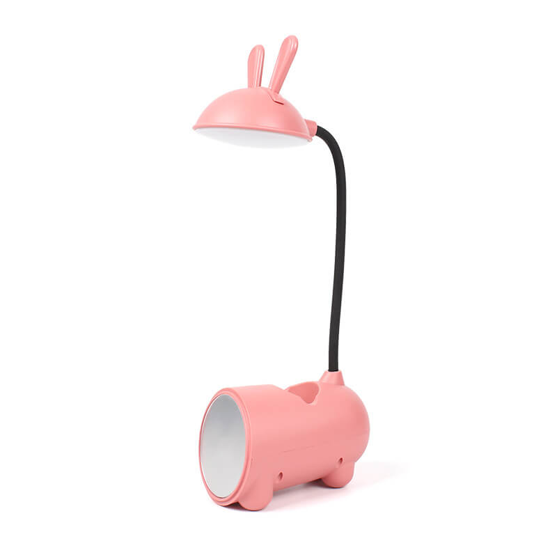 BunnyGlow Lampada Touch LED Creativa con Portapenne | Funzione di Ricarica USB | Lampada da Scrivania | Decorazione per Cameretta